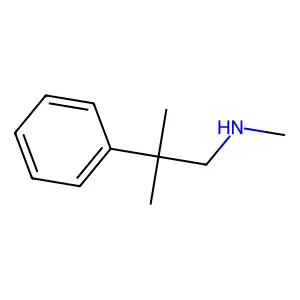 Methyl(2-methyl-2-phenylpropyl)amine structure