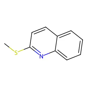 Quinoline, 2-(methylthio)- structure