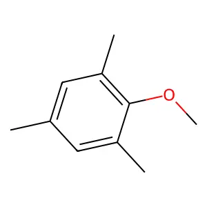 Benzene, 2-methoxy-1,3,5-trimethyl- structure
