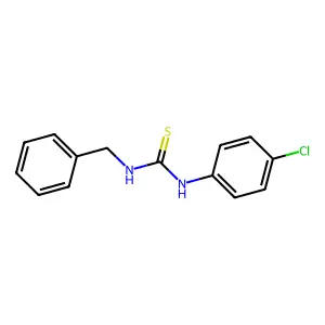 1-Benzyl-3-(4-chlorophenyl)thiourea structure