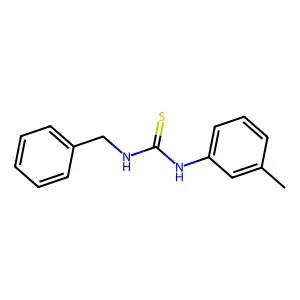 1-Benzyl-3-(3-methylphenyl)thiourea structure