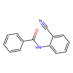 N-(2-Cyanophenyl)benzamide structure