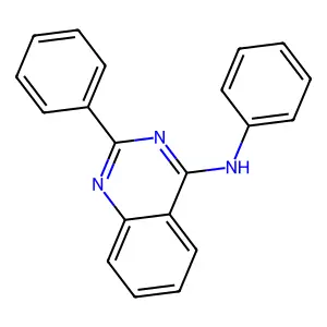 N,2-diphenylquinazolin-4-amine structure