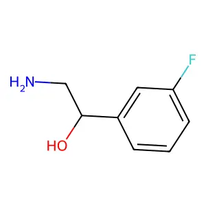 2-Amino-1-(3-fluorophenyl)ethan-1-ol structure