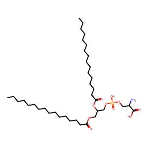 DL-Dipalmitoylphosphatidylserine structure
