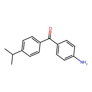 (4-Aminophenyl)(4-isopropylphenyl)methanone structure