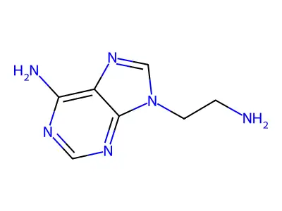 9H-Purine-9-ethanamine, 6-amino- structure