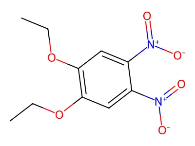 1,2-Diethoxy-4,5-dinitrobenzene structure