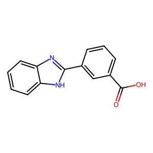 3-(1H-Benzimidazol-2-yl)benzoic acid structure