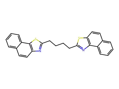 2-(4-(Naphtho[1,2-d]thiazol-2-yl)butyl)naphtho[2,1-d]thiazole structure