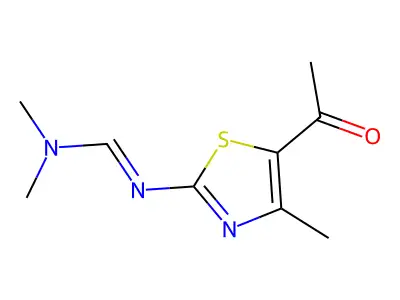 N'-(5-Acetyl-4-methylthiazol-2-yl)-N,N-dimethylformimidamide structure