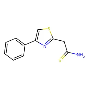 2-(4-Phenyl-1,3-thiazol-2-yl)ethanethioamide structure