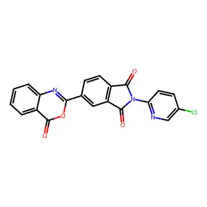 2-(5-Chloropyridin-2-yl)-5-(4-oxo-3,1-benzoxazin-2-yl)isoindole-1,3-dione structure