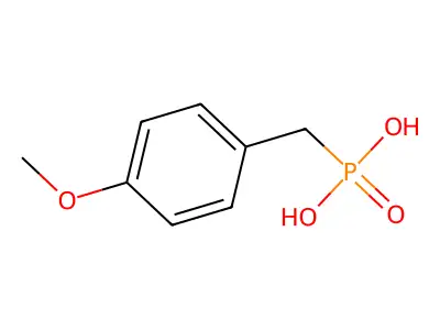 (4-methoxyphenyl)methylphosphonic Acid structure