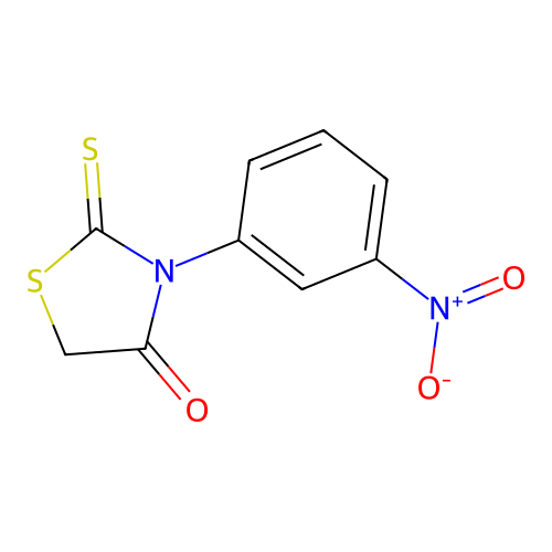 3-(3-Nitrophenyl)-2-sulfanylidene-1,3-thiazolidin-4-one structure