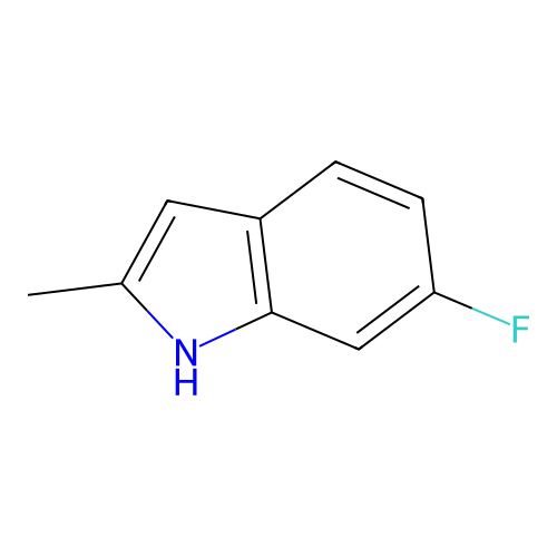 6-Fluoro-2-methyl-1H-indole structure