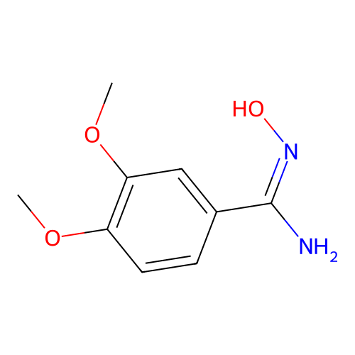 3,4-Dimethoxybenzamidoxime structure