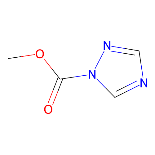 methyl 1H-1,2,4-triazole-1-carboxylate structure