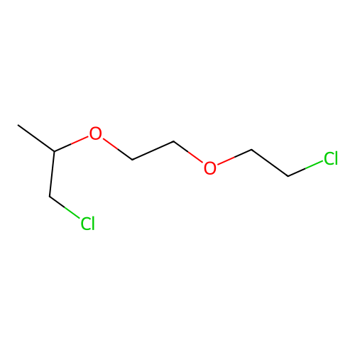 2-Chloro-1-[2-(2-chloroethoxy)ethoxy]-1-methylethane structure