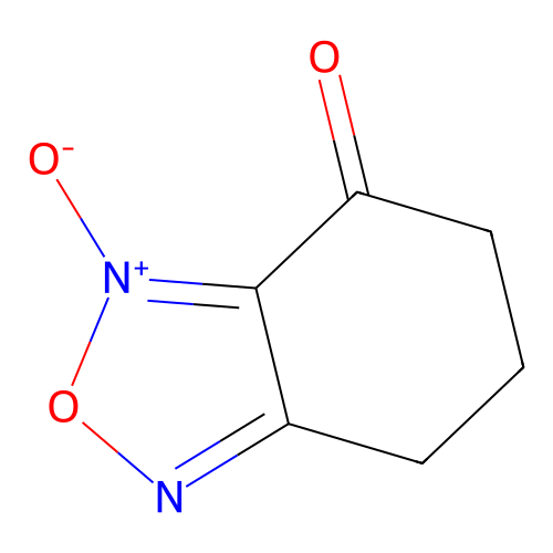 7-Oxo-4,5,6,7-tetrahydrobenzofuroxan structure