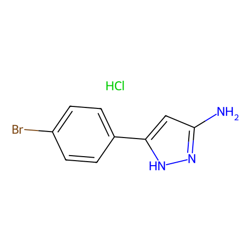 5-Amino-3-(4-bromophenyl)pyrazole Hydrochloride structure