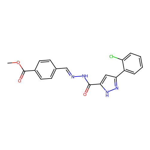 methyl p-[(E)-carbohydrazonoyl]benzoate structure