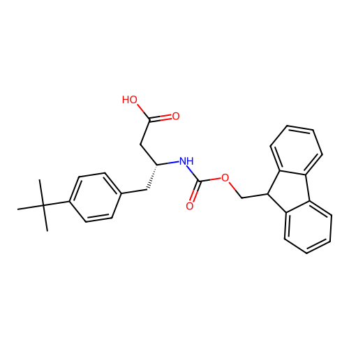 Fmoc-(R)-3-Amino-4-(4-tert-butyl-phenyl)-butyric acid structure