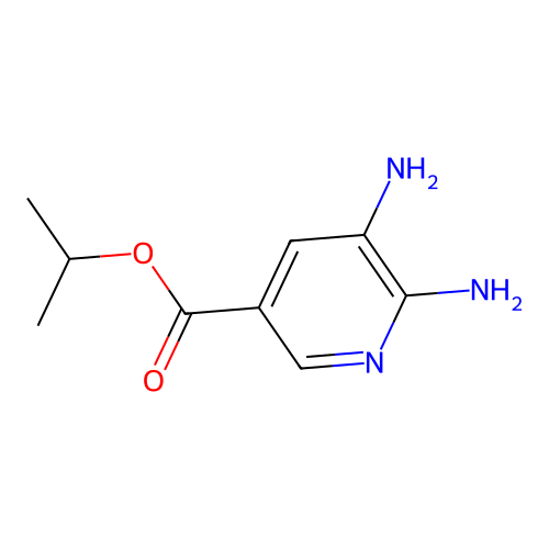 Isopropyl 5,6-diaminonicotinate structure