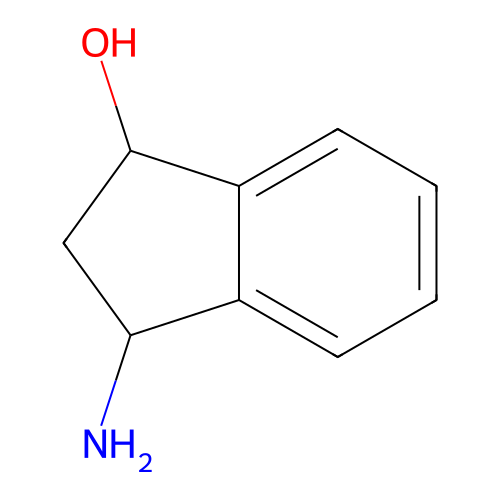 3-amino-2,3-dihydro-1H-inden-1-ol structure