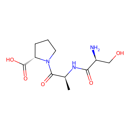 L-Proline, L-seryl-L-alanyl- structure