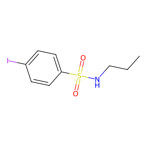 4-iodo-N-propylbenzenesulfonamide structure