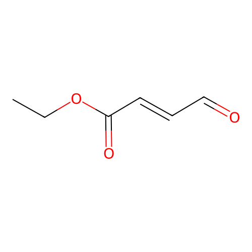 Ethyl (2E)-4-oxo-2-butenoate structure