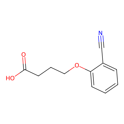 4-(2-Cyanophenoxy)butanoic acid structure