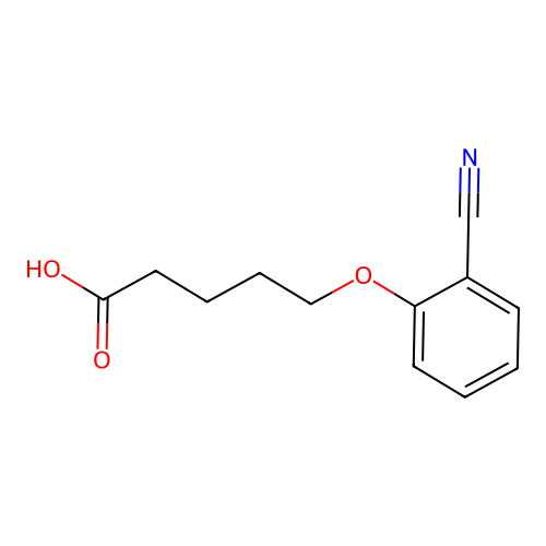 5-(2-Cyanophenoxy)pentanoic acid structure