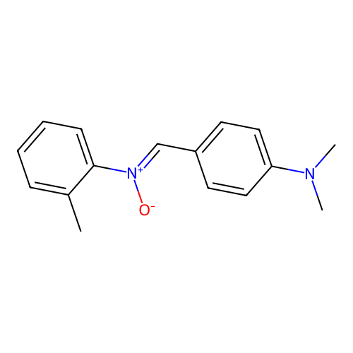 (Z)-N-(4-(dimethylamino)benzylidene)-2-methylaniline oxide structure