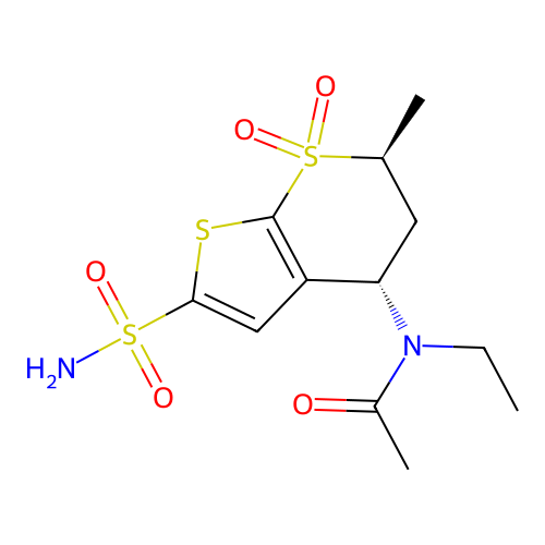 N-Acetyl Dorzolamide structure