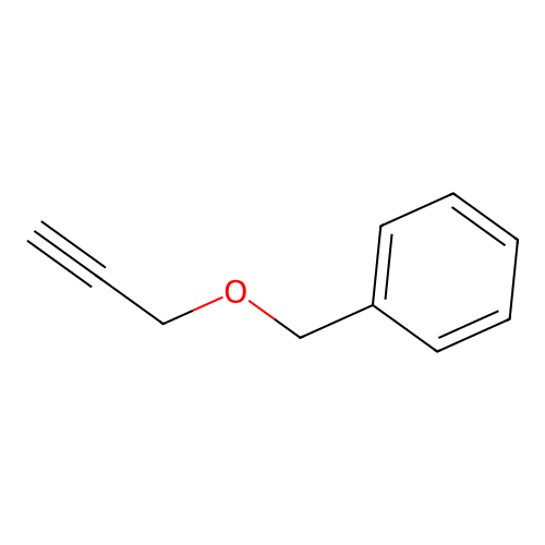((Prop-2-yn-1-yloxy)methyl)benzene structure