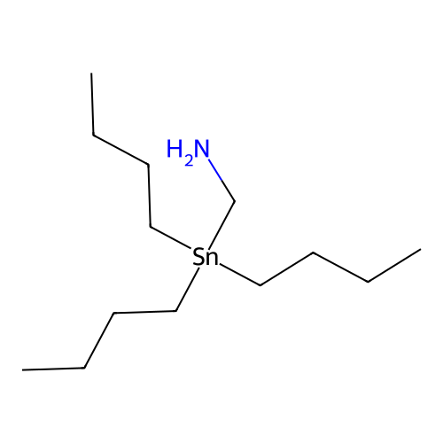 Tributylstannylmethanamine structure