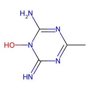 1-羟基-6-亚氨基-4-甲基-1,3,5-三嗪-2-胺 structure