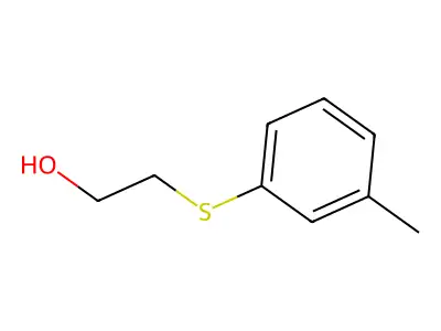 2-m-Tolylsulfanyl-ethanol structure