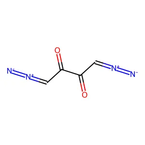1,4-Bis(diazo)-2,3-butanedione structure