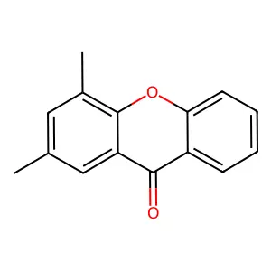 2,4-Dimethyl-9h-xanthen-9-one structure