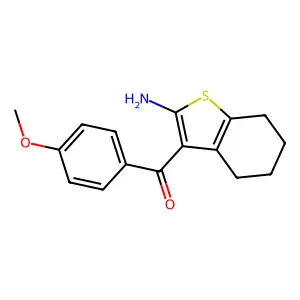 3-(4-Methoxybenzoyl)-4,5,6,7-tetrahydro-1-benzothiophen-2-amine structure