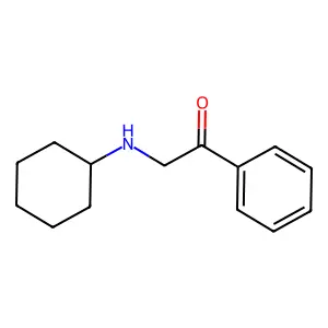 2-(Cyclohexylamino)-1-phenylethanone structure