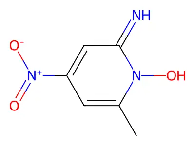 2-Methyl-6-amino-4-nitropyridine N-oxide structure