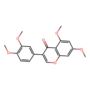 5,7,3',4'-Tetramethoxyisoflavone structure