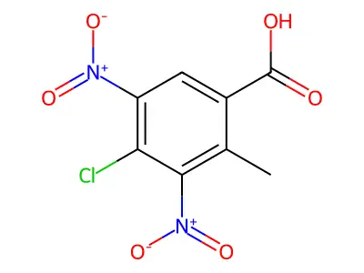 4-Chloro-2-methyl-3,5-dinitrobenzoic acid structure