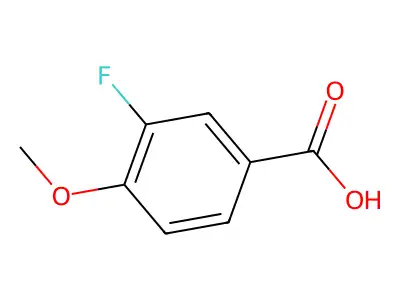 3-Fluoro-4-methoxybenzoic acid structure