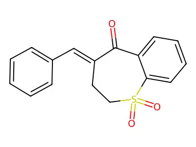 4-benzylidene-1,1-dioxo-2,3-dihydro-1 structure
