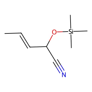 3-Pentenenitrile, 2-[(trimethylsilyl)oxy]- structure